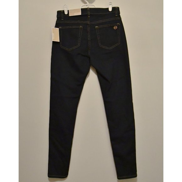 Michael Kors Izzy Skinny Dark Rinse Denim Jeans - Picture 3 of 4